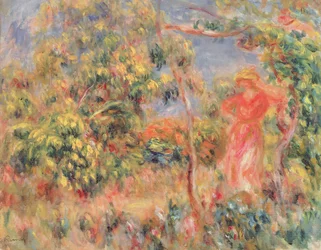 Figure dans un jardin, 1917